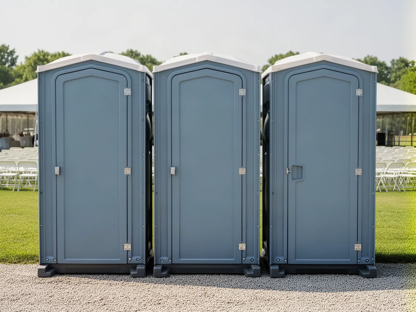 Clean porta potty unit from Munson Brothers Portable Toilet Rental in Washington, DC